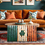 Irish Shamrock Glory Wooden Flag Wall Art - Tailored Canvases - Flyclothing LLC