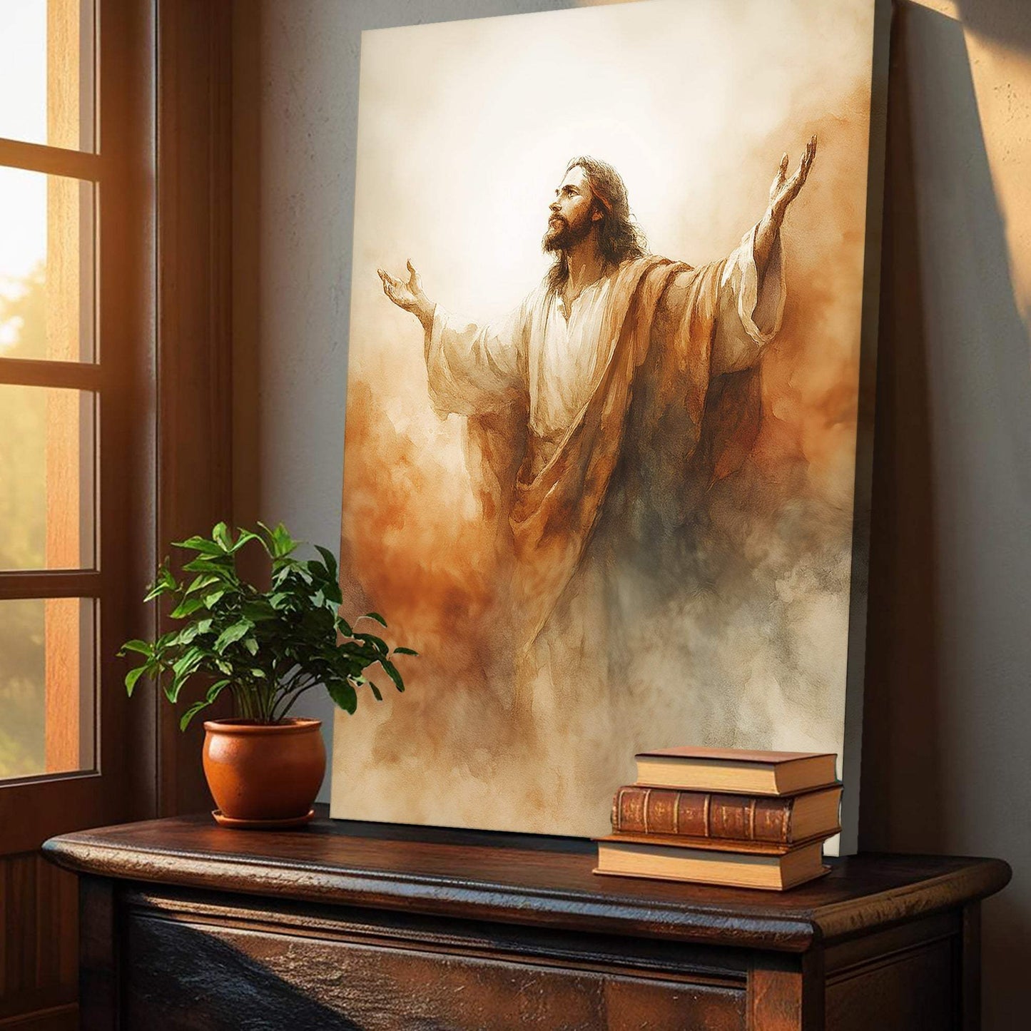 Risen Glory Faith Wall Art - Tailored Canvases - Flyclothing LLC