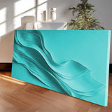 Turquoise Minimalist Wall Art - Tailored Canvases - Flyclothing LLC