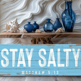 Stay Salty Coastal Sign IV - Tailored Canvases - Flyclothing LLC