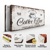 Coffee Bar Sign - Tailored Canvases - Flyclothing LLC