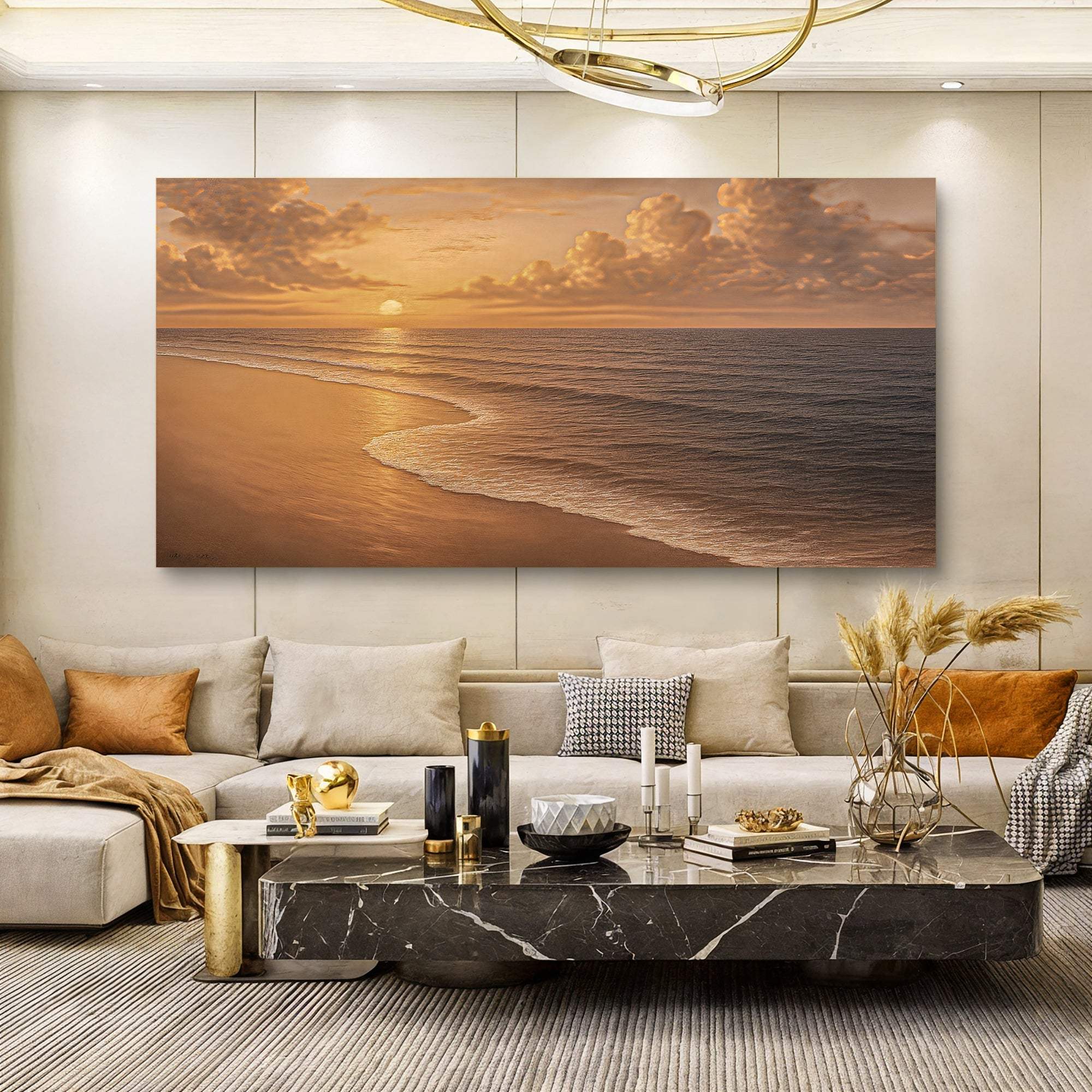 Beach Shoreline Coastal Wall Art VIII - Tailored Canvases - Flyclothing LLC