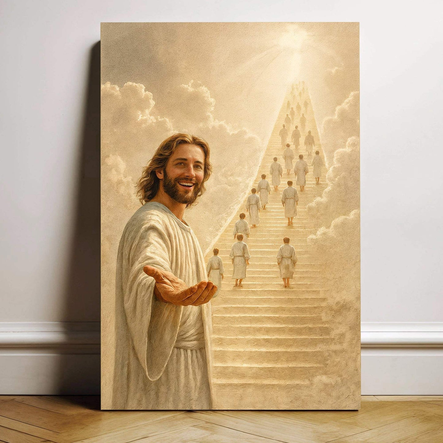 Stairway To Heaven Faith Wall Art - Tailored Canvases - Flyclothing LLC