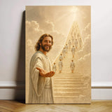 Stairway To Heaven Faith Wall Art - Tailored Canvases - Flyclothing LLC