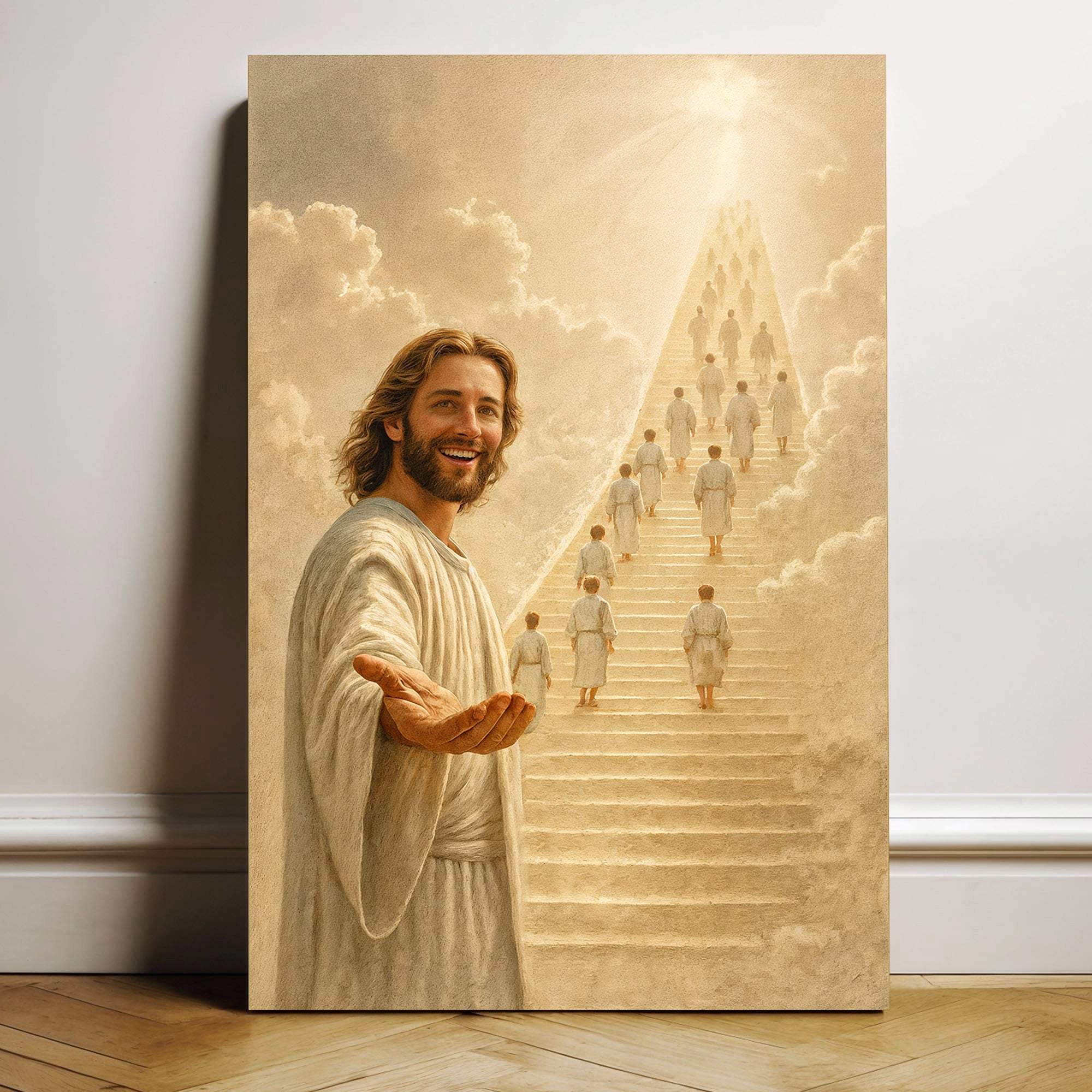 Stairway To Heaven Faith Wall Art - Tailored Canvases - Flyclothing LLC