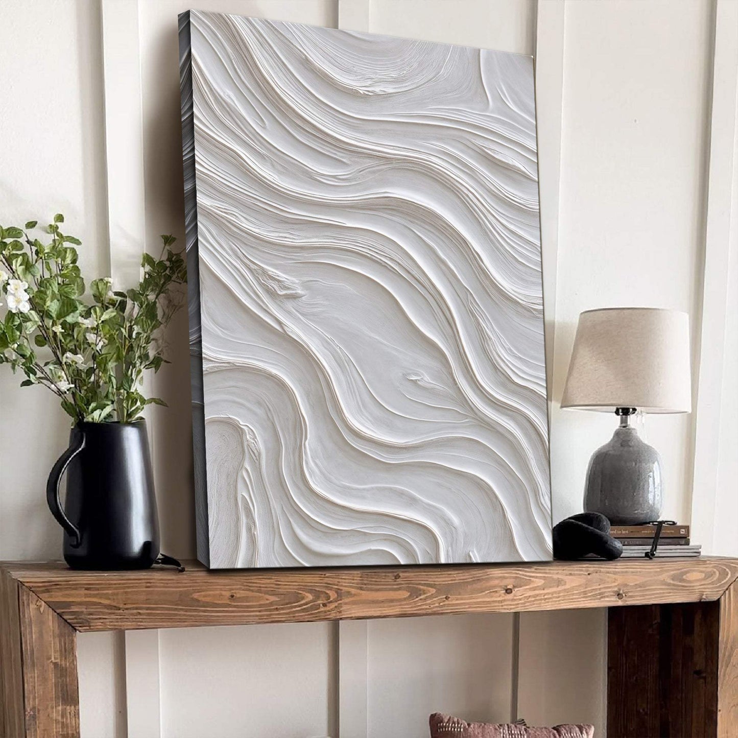 Minimalist Ocean Wave Wall Art - Tailored Canvases - Flyclothing LLC
