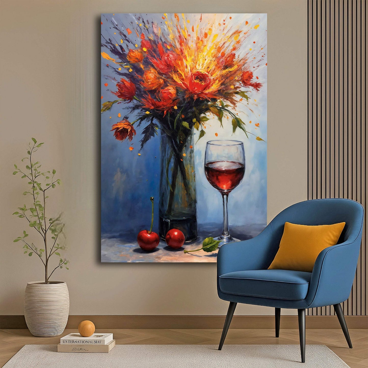 Dynamic Still Life Abstract Wall Art - Tailored Canvases - Flyclothing LLC
