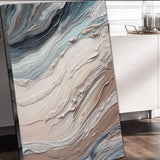Earth Tone Swirls Wall Art - Tailored Canvases - Flyclothing LLC