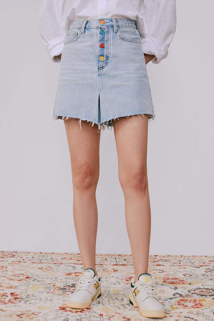 Rainbow Pleat Skort HJ119 [FINAL SALE] - Hey Joanie - Flyclothing LLC