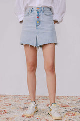 Rainbow Pleat Skort HJ119 [FINAL SALE] - Hey Joanie - Flyclothing LLC