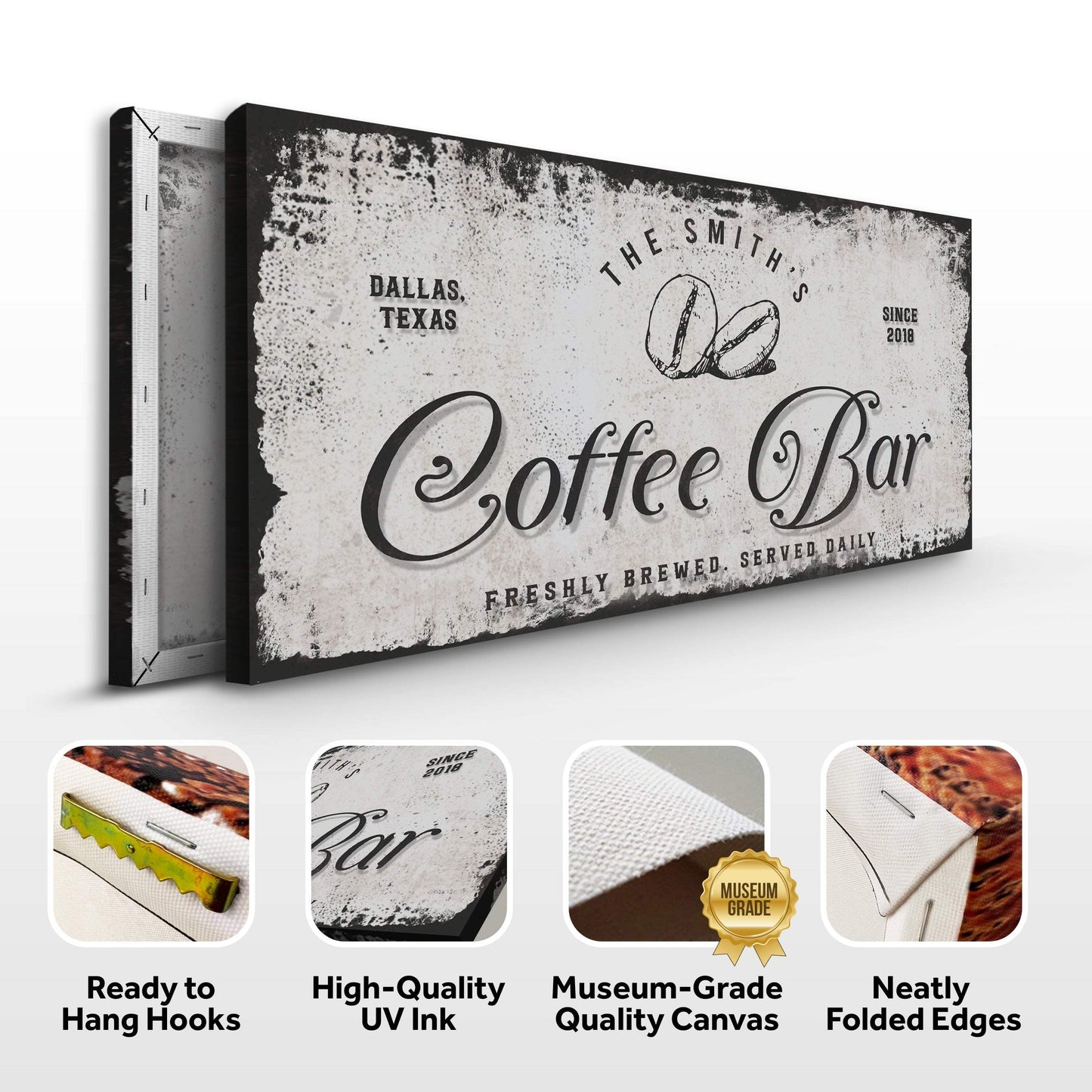 Coffee Bar Sign IV - Tailored Canvases - Flyclothing LLC