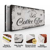 Coffee Bar Sign IV - Tailored Canvases - Flyclothing LLC