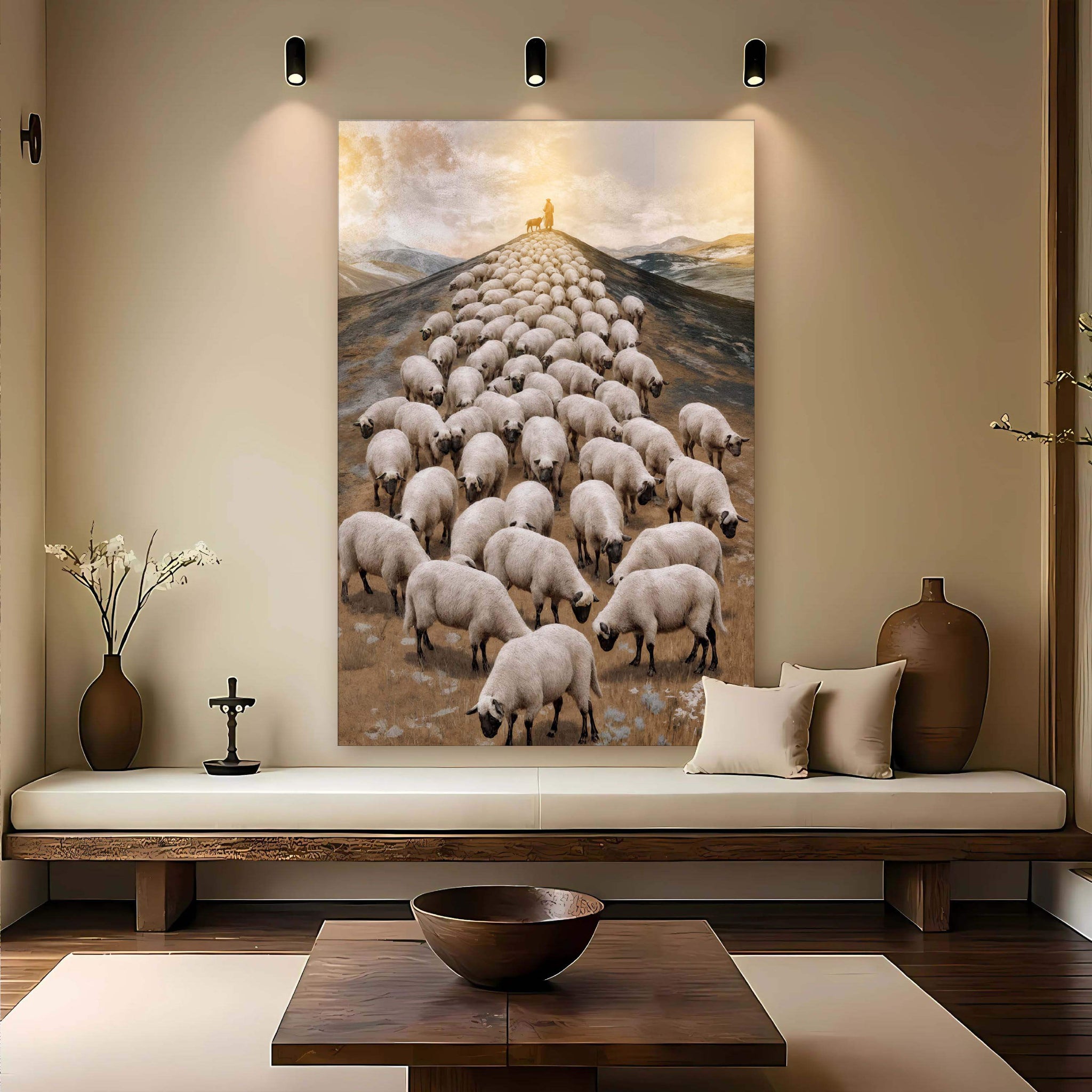 Parable Of The Lost Sheep Faith Wall Art II - Tailored Canvases - Flyclothing LLC