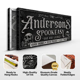 Personalized Spookeasy Bar Sign II - Tailored Canvases - Flyclothing LLC