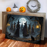 Coven of Witches Halloween Wall Art - Tailored Canvases - Flyclothing LLC