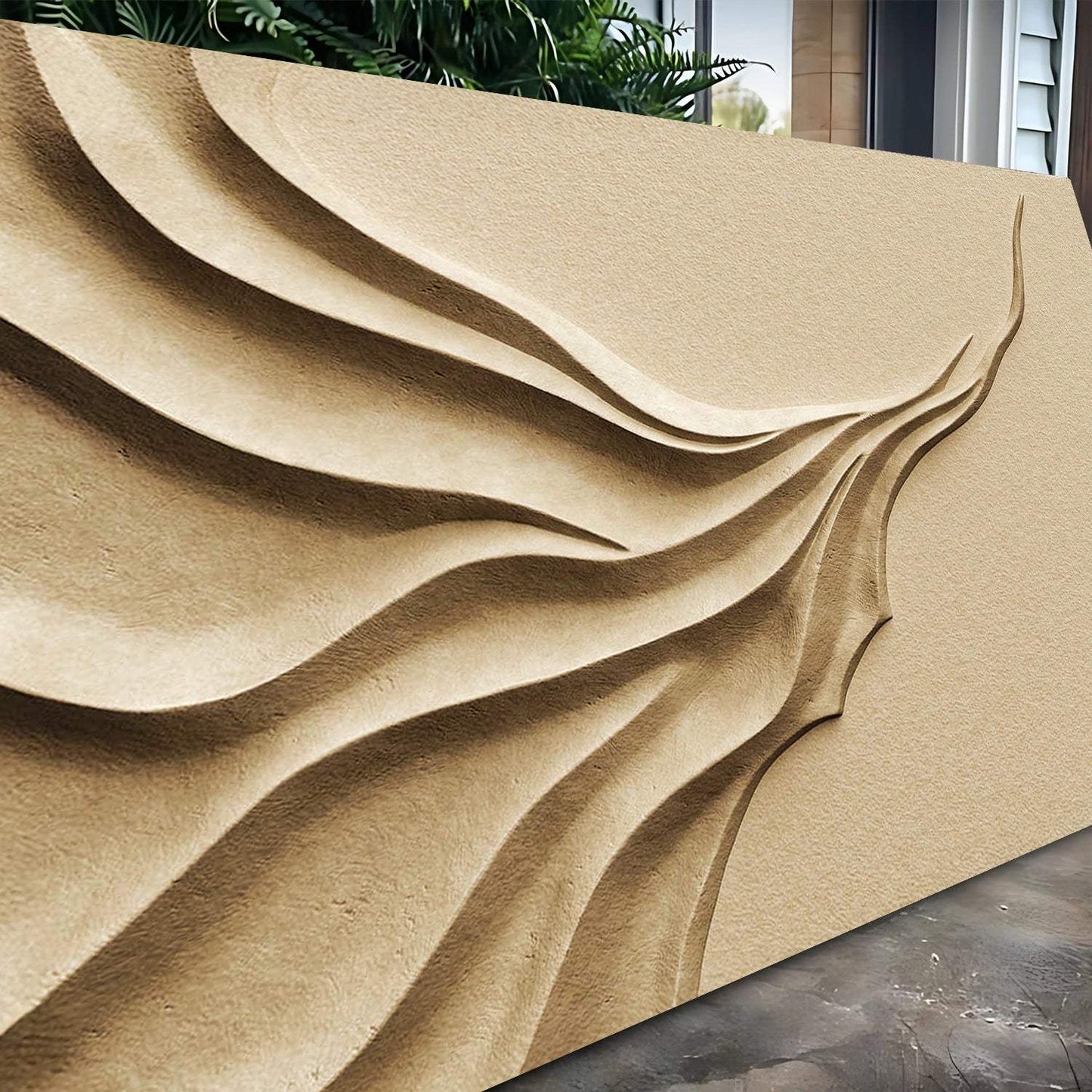 Beige Minimalist Wall Art II - Tailored Canvases - Flyclothing LLC