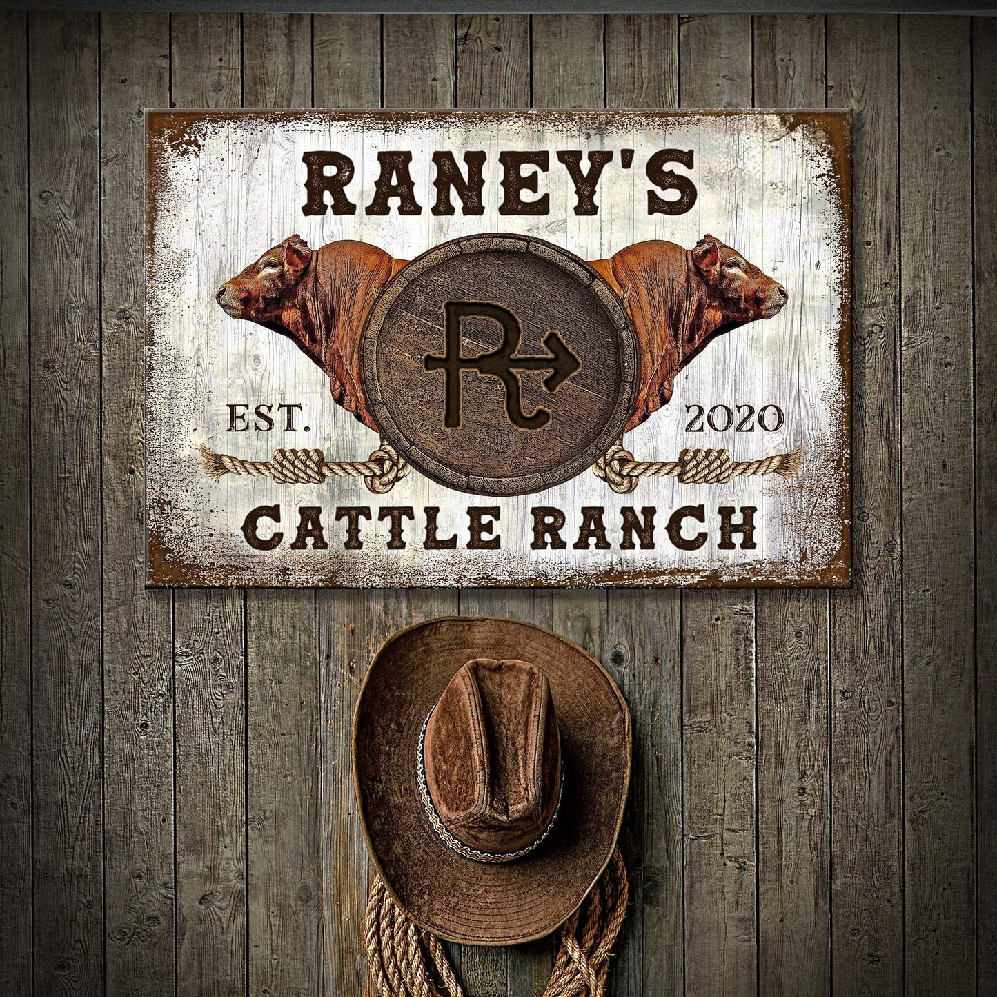 Cattle Brand - Limousin Sign - Tailored Canvases - Flyclothing LLC