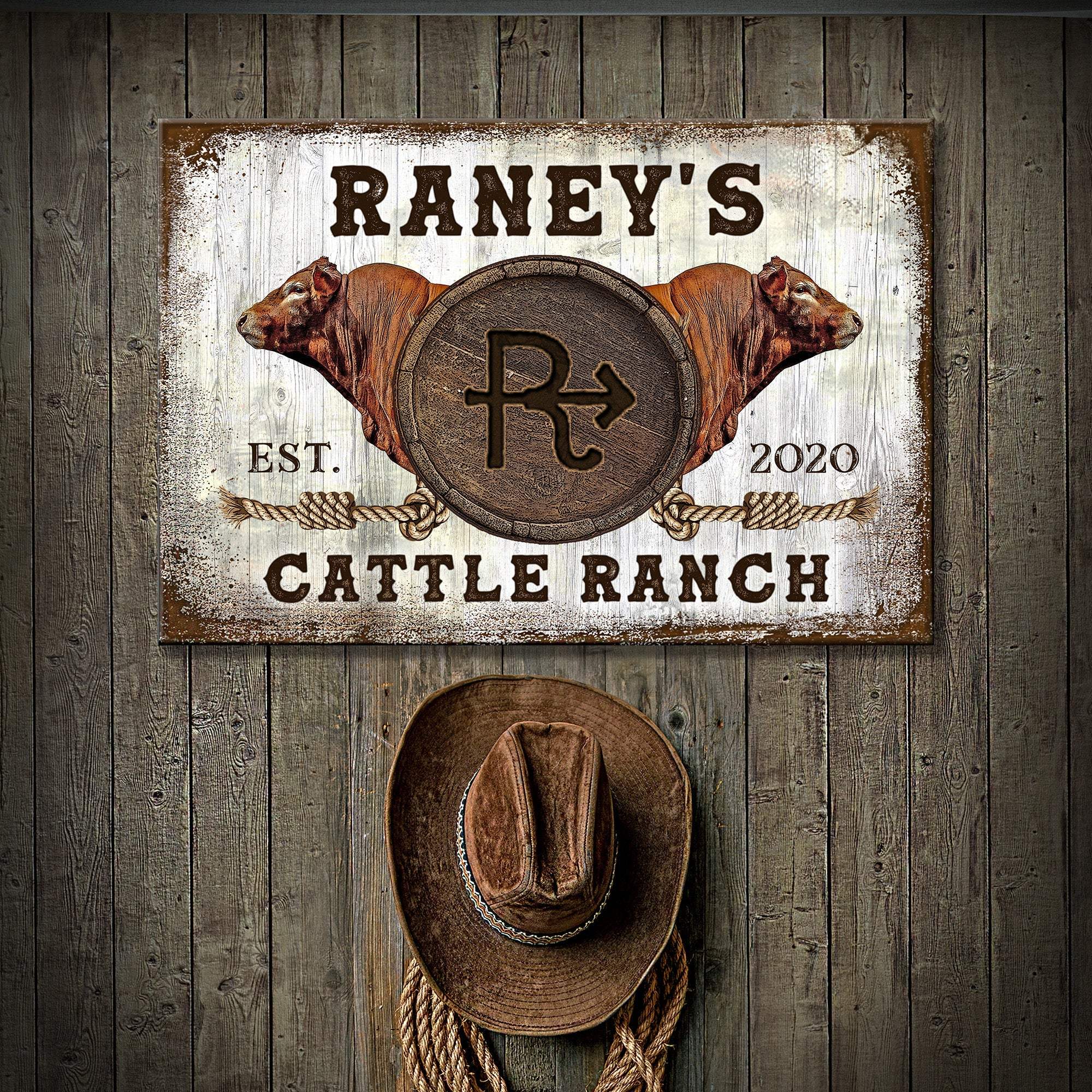 Cattle Brand - Limousin Sign - Tailored Canvases - Flyclothing LLC