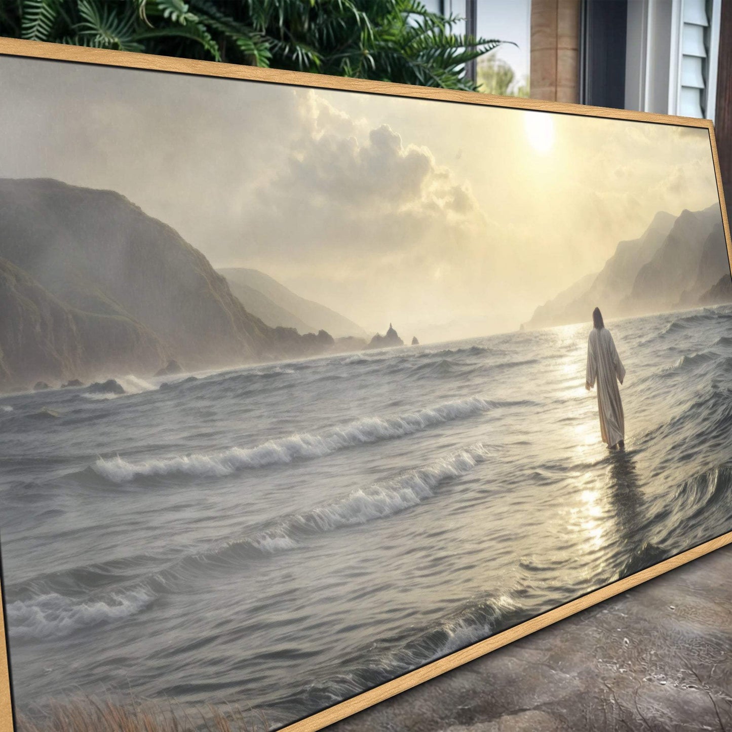 Walking on Water - Faith Wall Art IX - Tailored Canvases - Flyclothing LLC