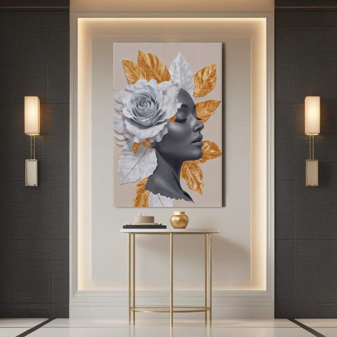 Floral Majesty Wall Art IV - Tailored Canvases - Flyclothing LLC
