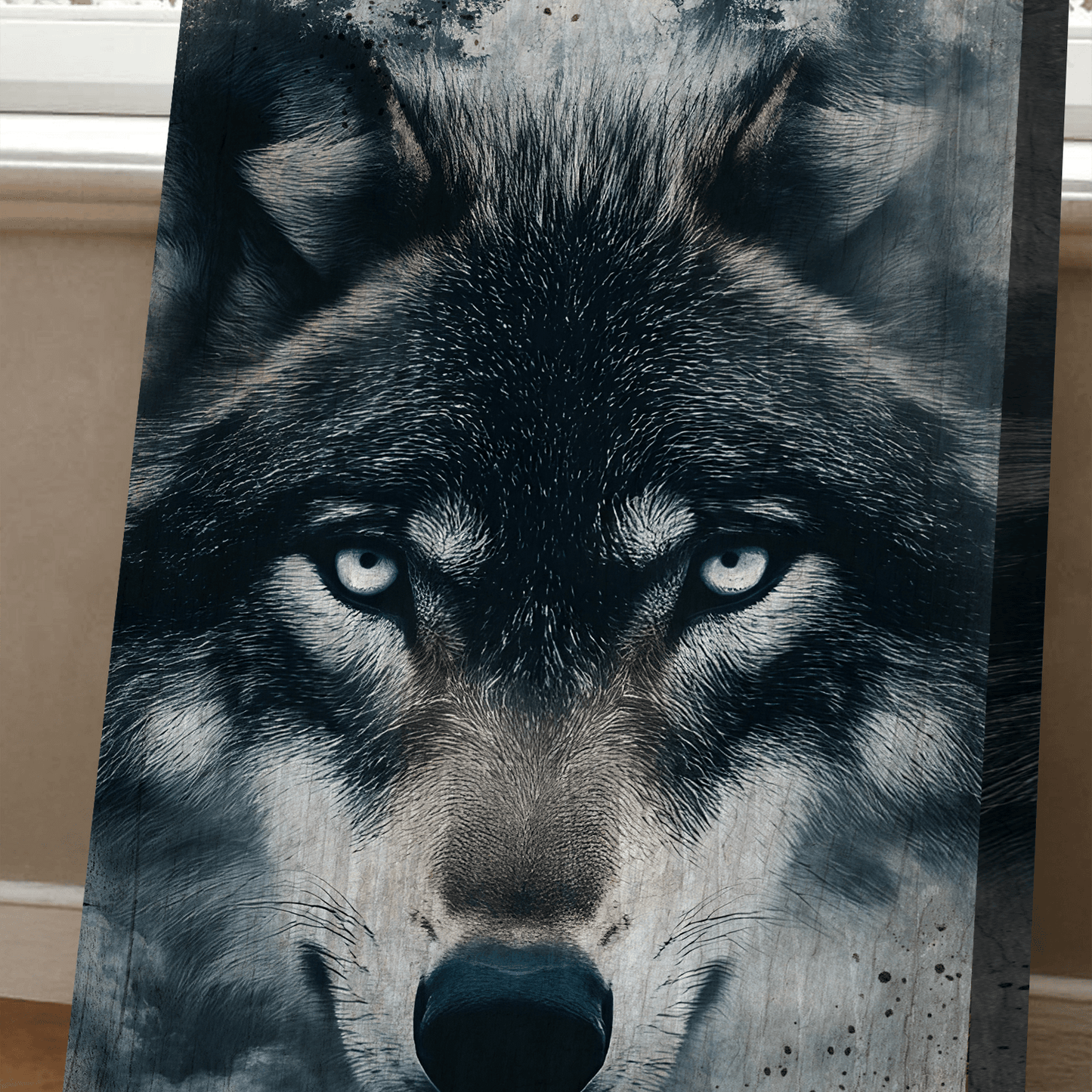 Wolf Double Exposure Wall Art III - Tailored Canvases - Flyclothing LLC