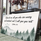 Come To Me - Matthew 11:28 Faith Sign II - Tailored Canvases - Flyclothing LLC