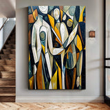 Abstract Human Connection Wall Art - Tailored Canvases - Flyclothing LLC