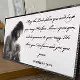 Numbers 6:24-26 - May The Lord Bless You Faith Sign IV - Tailored Canvases - Flyclothing LLC