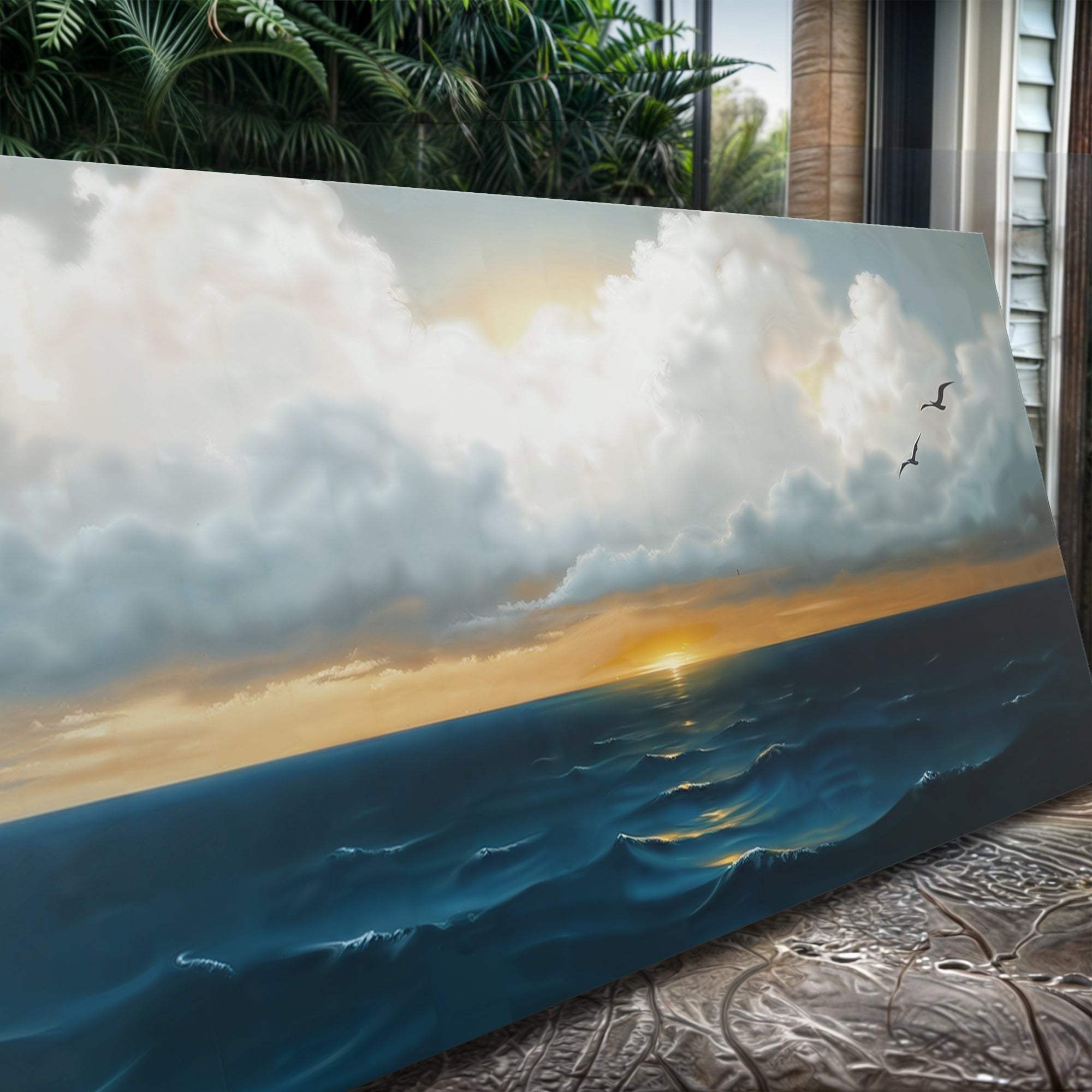 Waterscape Abstract Wall Art II - Tailored Canvases - Flyclothing LLC