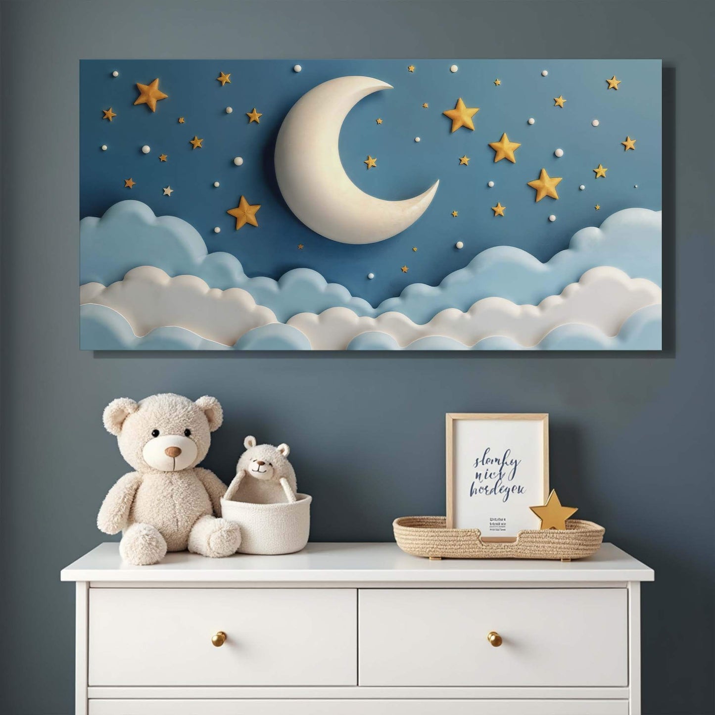 Celestial Serenade Wall Art - Tailored Canvases - Flyclothing LLC