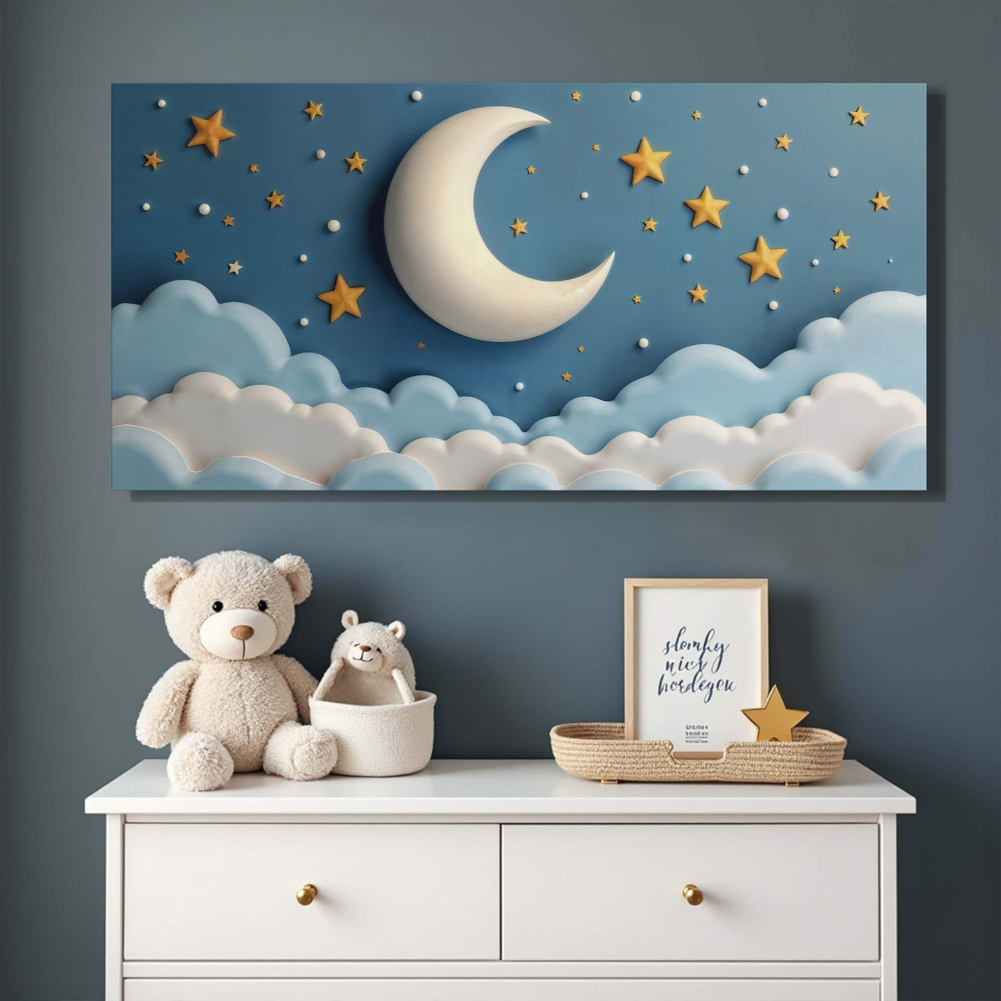 Celestial Serenade Wall Art - Tailored Canvases - Flyclothing LLC