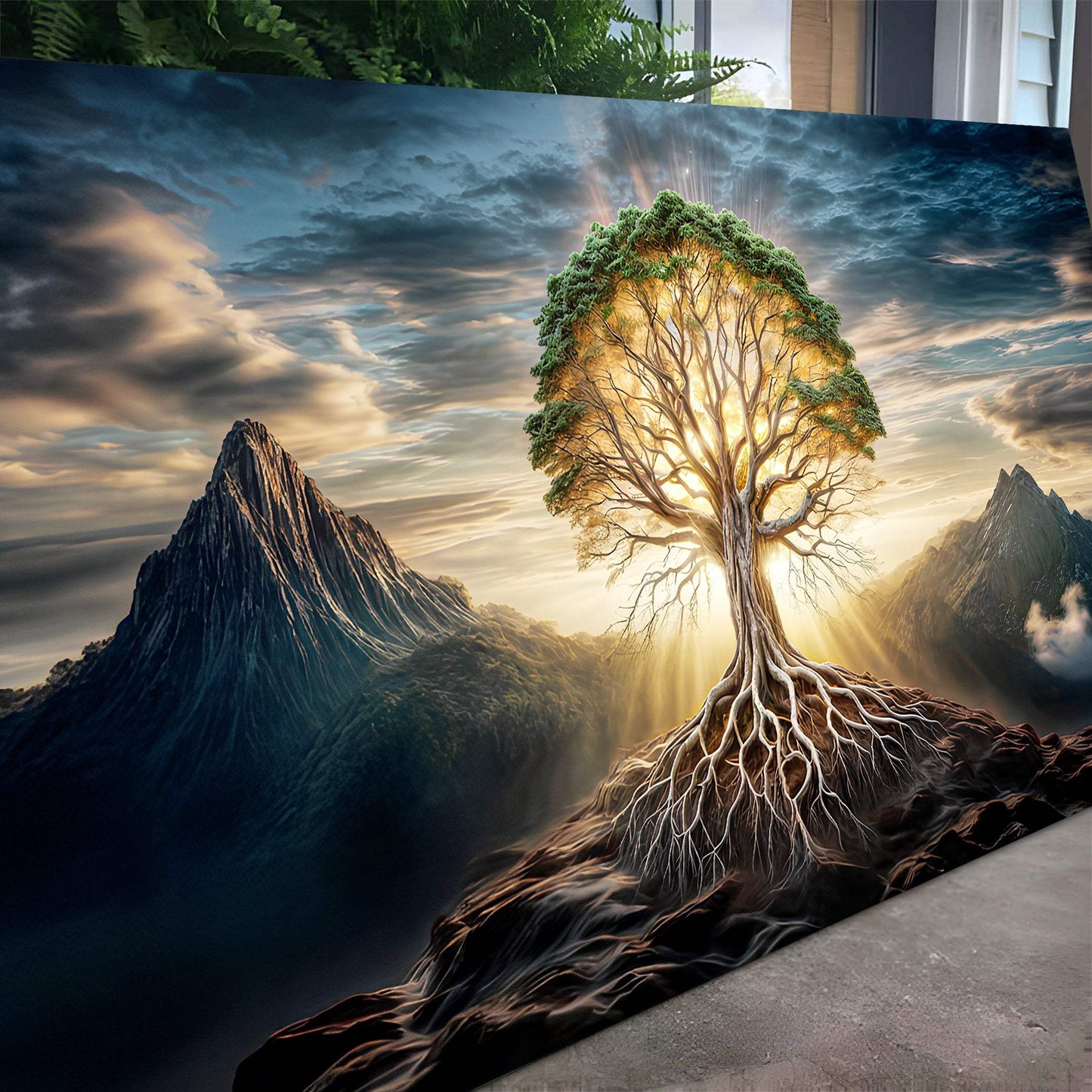 Burning Bush - Faith Wall Art VIII - Tailored Canvases - Flyclothing LLC