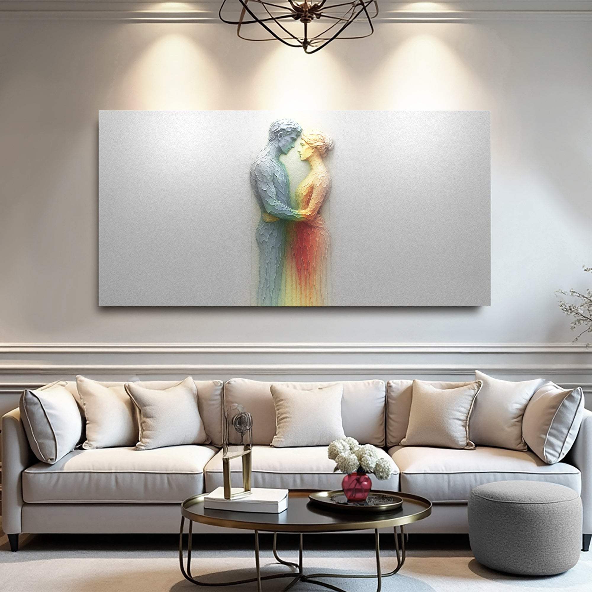 Find Romance Abstract Wall Art - Tailored Canvases - Flyclothing LLC