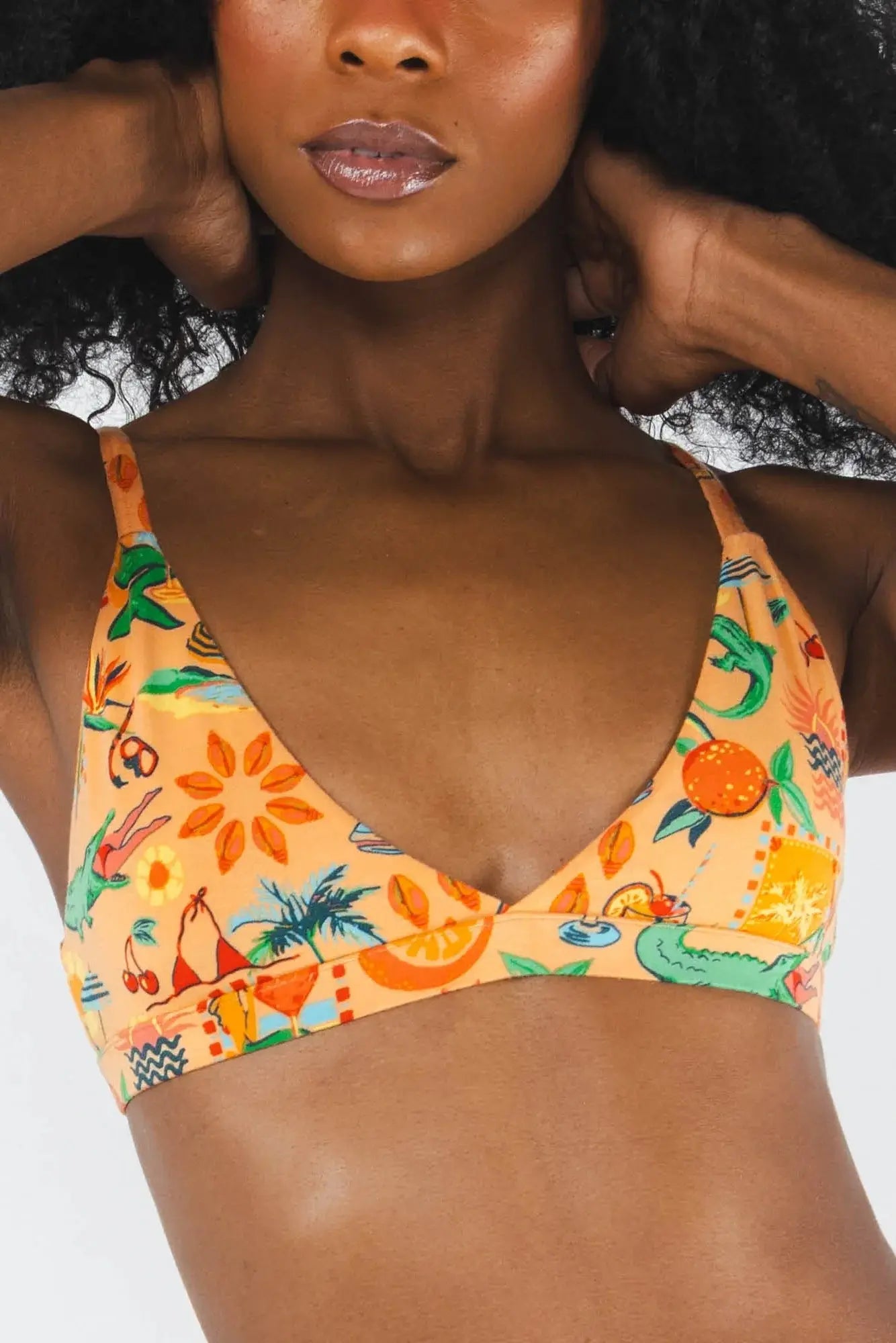 The Sunshine State | Creamsicle Summer Boob Hammock™ Triangle Bralette - Shinesty - Flyclothing LLC