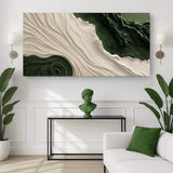 Green Rivers Abstract Wall Art XI - Tailored Canvases - Flyclothing LLC