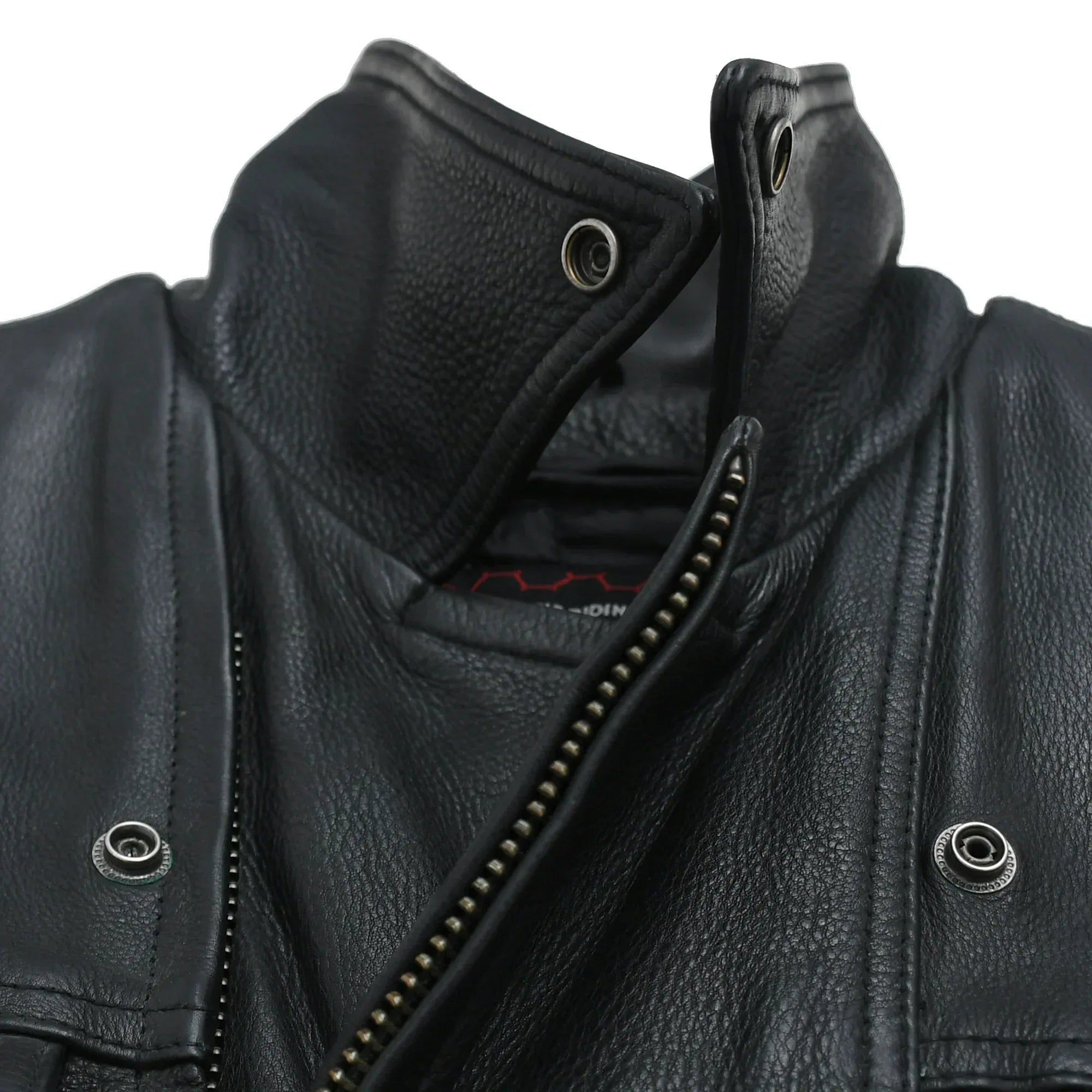 Mastermind Men's Motorcycle Leather Jacket - First Manufacturing Company - Flyclothing LLC