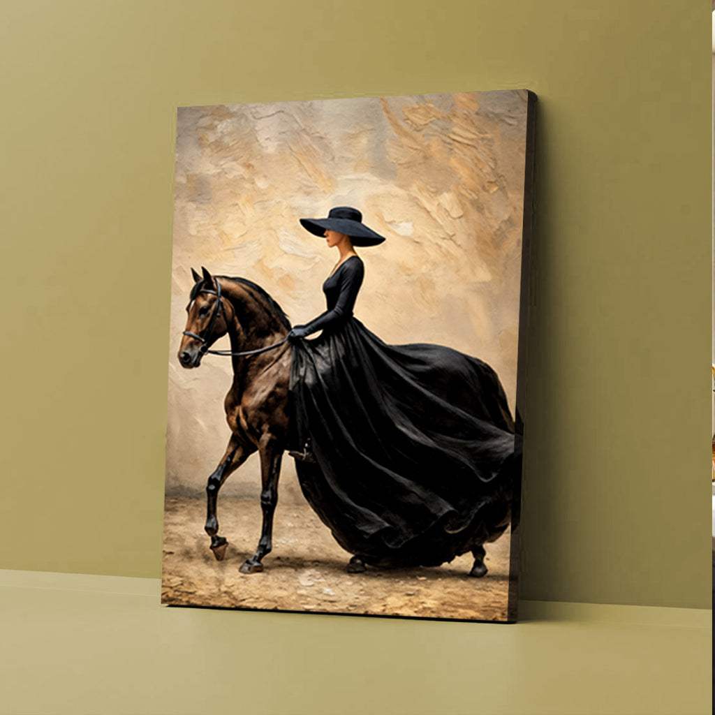 Elegant Equestrian Wall Art - Tailored Canvases - Flyclothing LLC