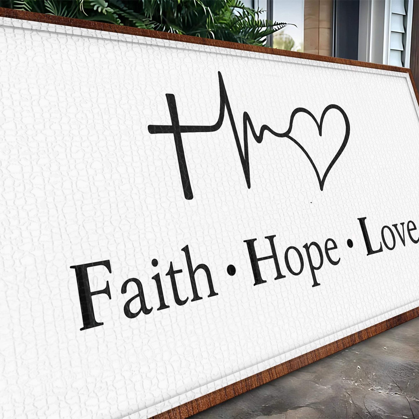 Faith, Hope, Love Faith Wall Art - Tailored Canvases - Flyclothing LLC