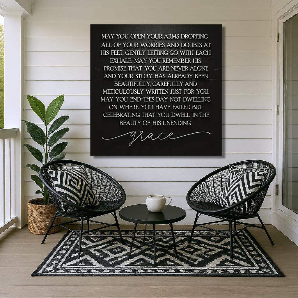 Unending Grace Faith Sign III - Tailored Canvases - Flyclothing LLC