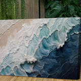 Crashing Coastal Waves Wall Art - Tailored Canvases - Flyclothing LLC