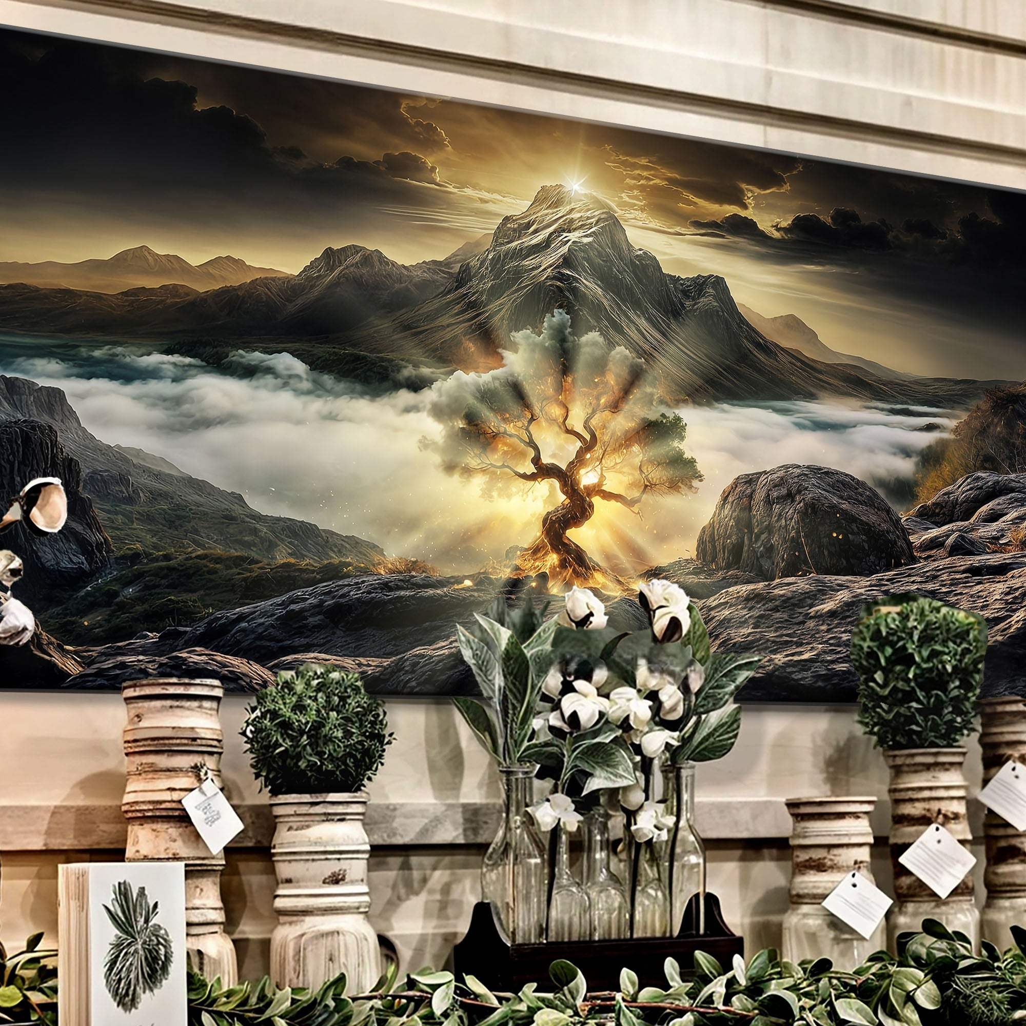 Burning Bush - Faith Wall Art II - Tailored Canvases - Flyclothing LLC