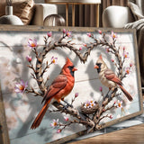 3D Cardinals Wall Art V - Tailored Canvases - Flyclothing LLC