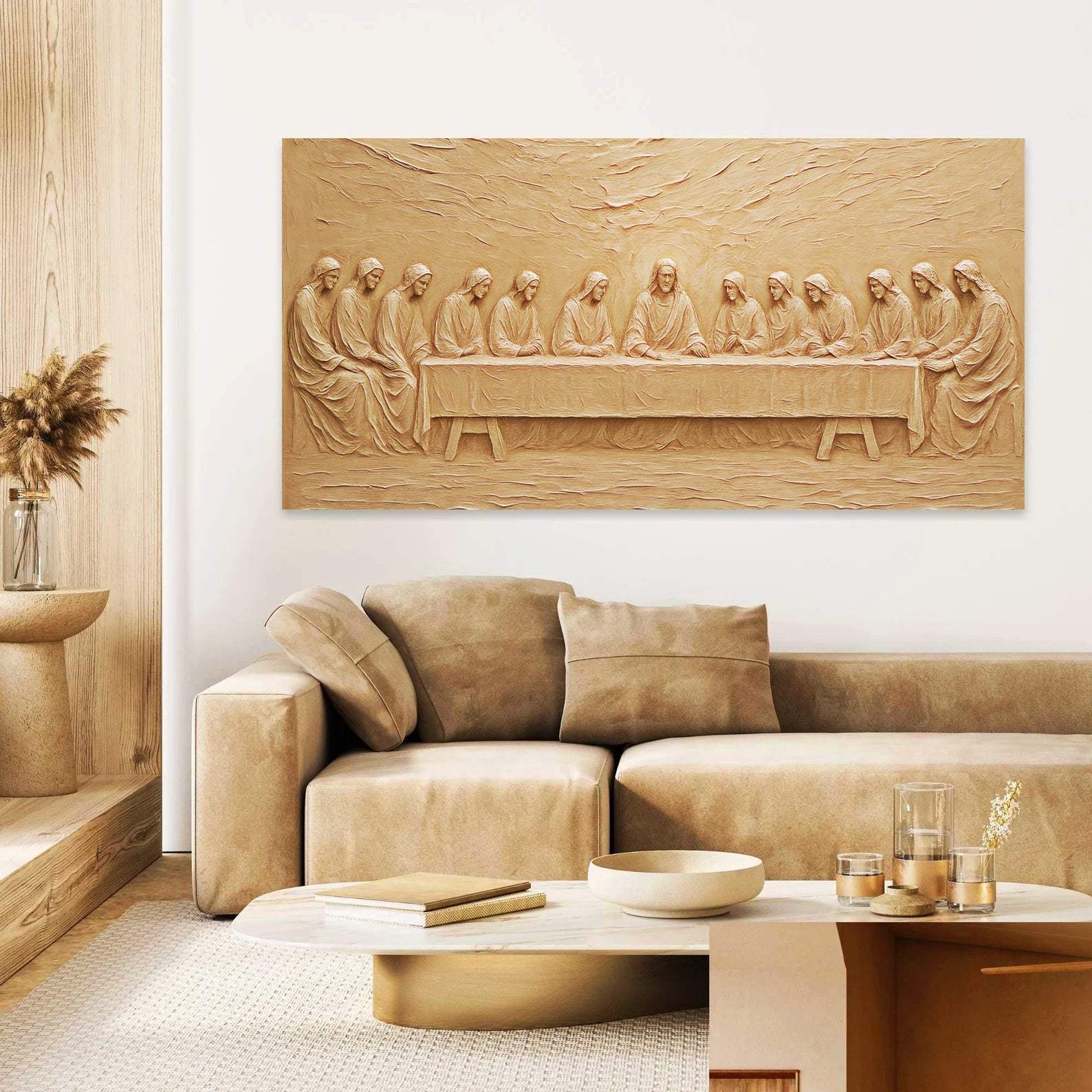 The Last Supper Minimalist Faith Wall Art - Tailored Canvases - Flyclothing LLC