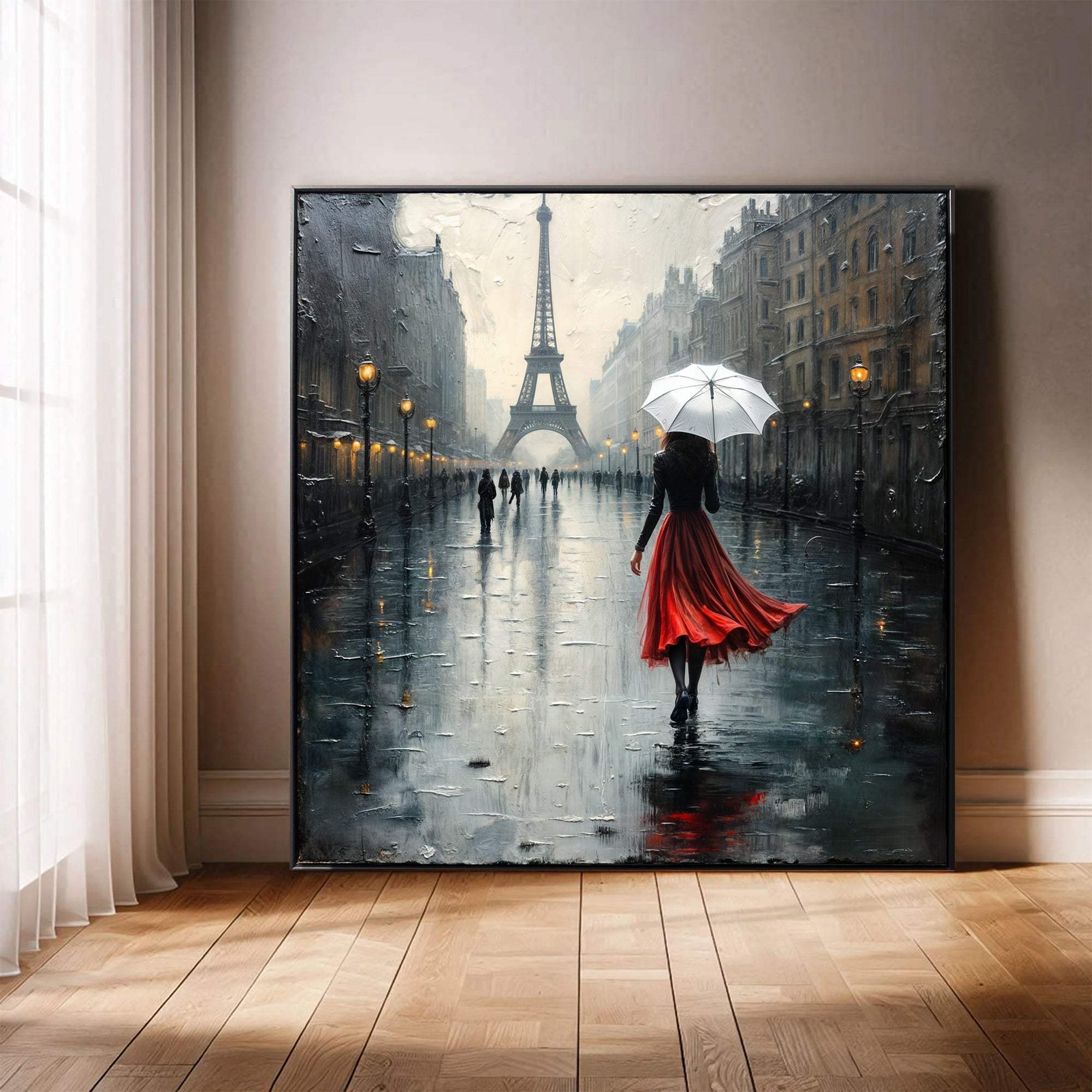Paris Stroll Painting Wall Art - Tailored Canvases - Flyclothing LLC