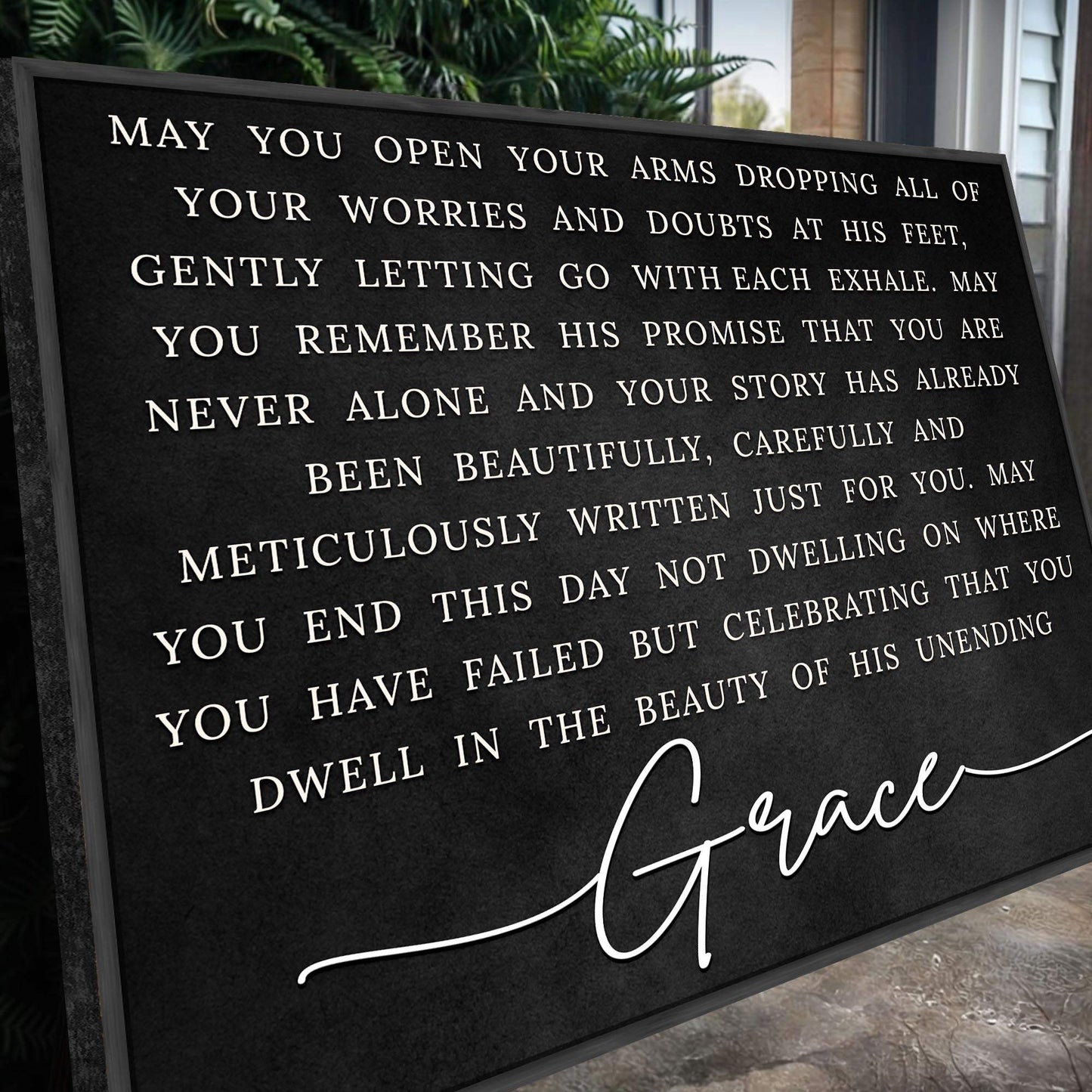 Unending Grace Faith Sign - Tailored Canvases - Flyclothing LLC