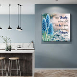 Psalm 136:1 - Give Thanks To The Lord Faith Wall Sign - Tailored Canvases - Flyclothing LLC