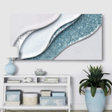 Lighter Waves Wall Art - Tailored Canvases - Flyclothing LLC