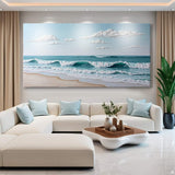 Serene Ocean Wave Coastal Wall Art XI - Tailored Canvases - Flyclothing LLC
