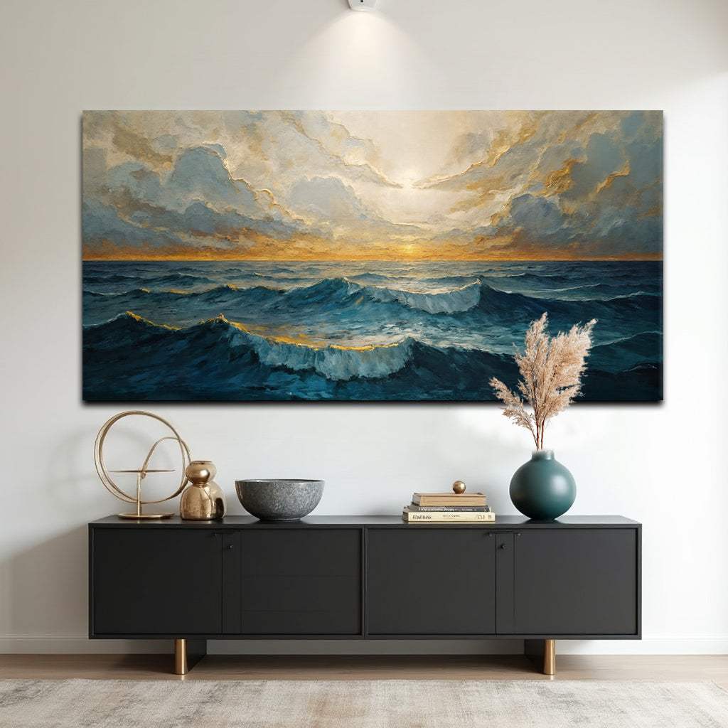 Waterscape Abstract Wall Art XI - Tailored Canvases - Flyclothing LLC