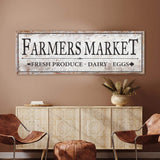 Farmers Market Sign III - Tailored Canvases - Flyclothing LLC